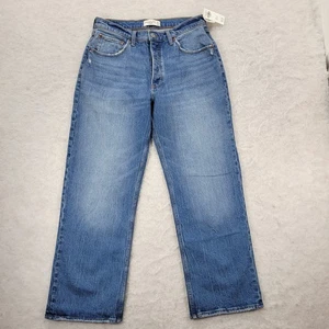 New Abercrombie Fitch 90s Baggy Low Rise Jeans Sz 30 Short MSRP $90 - Picture 1 of 13