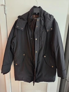 Pendleton Bryce Jacket, Wool Trim, Down Fill Parka Mens Large, Black - Excellent - Picture 1 of 14