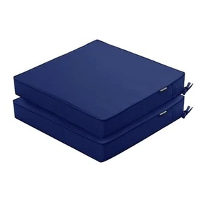 Outdoor Chair Cushions 22 x 22 Inch Waterproof Patio Chair Cushions with Tie 5 - Picture 1 of 7