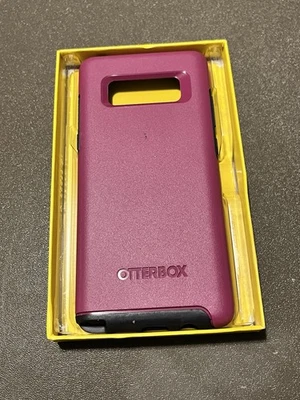 Funda rígida de doble material para Samsung Galaxy Note 8 OtterBox púrpura simetría Foto 1 de 3