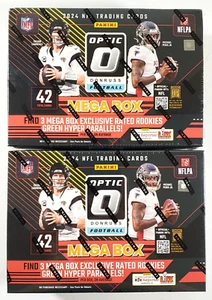 2024 Panini Optic Donruss NFL Football Trading Cards Mega Box New Sealed - Lot 2 - Picture 1 of 5