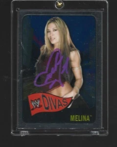 75 MELINA SIGNED DIVA WRESTLING CARD W/COA ***BONUS*** - Picture 1 of 5
