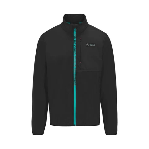 2022 Mercedes AMG F1 Mens Logo Softshell Jacket Black size L Cover