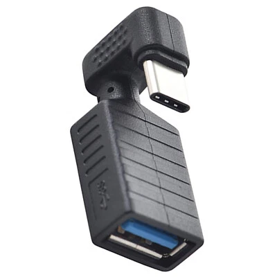 10x U Shape Adapter 180 Degree USB C 3.1 Male to USB 3.0 A Female OTG Convertor - Image 1 of 4