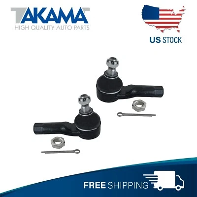 2 pcs Front Outer Tie Rod Ends LH RH Pair Set for MAZDA 323 MX-3 PROTEGE RX-7 - Image 1 of 4