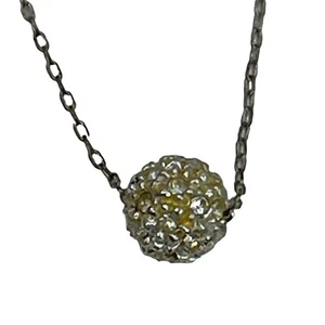SR AVON Abrianna Necklace Round Ball Style Sparkle - Picture 1 of 10