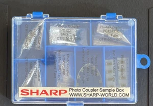 SHARP Photo Coupler Samples in Box 7 Types Set - Picture 1 of 4