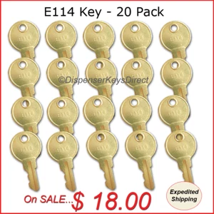 ASI - "E114" Key for Paper Towel, Toilet Tissue & Soap Dispensers - (20/pk.) - Picture 1 of 2