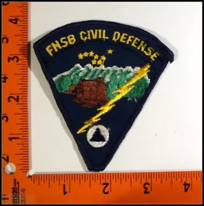 Military Patches Civil Defense Fairbanks Northern Star Borough New OS #T2668 - Picture 1 of 2