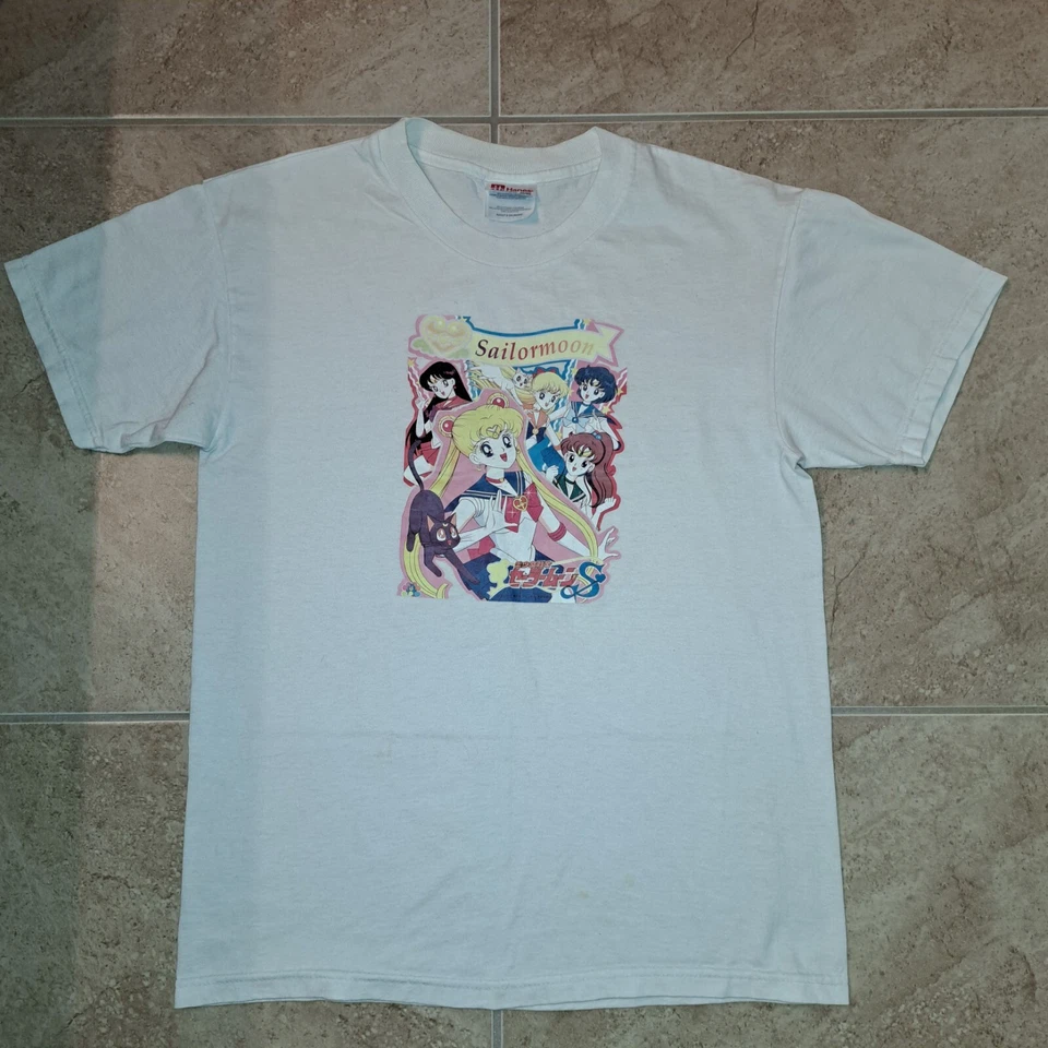 Винтажная футболка Sailor Moon японская версия 90-е размер S аниме японская  - Изображение 1 из 4
