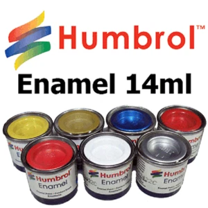 Gamma colori Humbrol enamel 14ml tinte - Lucide - Opache - Primer - Imagen 1 de 157