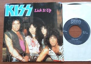 CANADA !!! Neuf comme neuf - Kiss Lick It Up ORIG 1983 PS Mercury MS 76206 45 manche photo