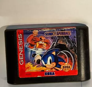 SONIC THE HEDGEHOG: SPINBALL! (Sega 1993)VINTAGE/LAST ONE/CARTRIDGE ONLY - Picture 1 of 5