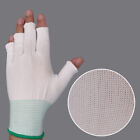 1 Pair Nylon Half Finger Gloves Touchable Screen Non-Slip Spring Work Gloves