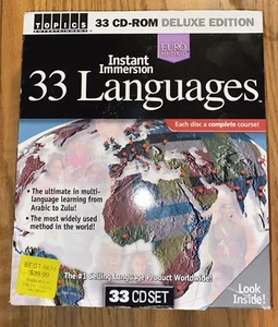 The Euro Method Instant Immersion 33 Languages (33 CD Set) Deluxe Edition. - Picture 1 of 4
