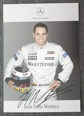 9818 Juan Pablo Montoya 2005 Formula One Autogrammkarte Autograph AK Druck - Bild 1 von 2