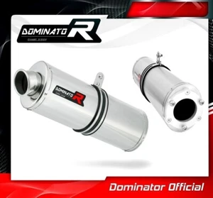 GSXR 600 SRAD Exhaust OVAL Dominator Racing silencer muffler 1997 1998 1999 2000 - Picture 1 of 2
