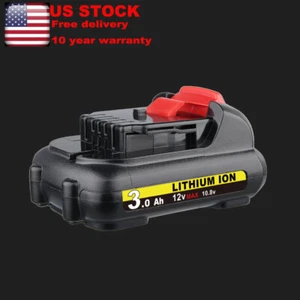 12V 3.0Ah Li-ion Battery for Dewalt DCB127, DCB120, DCB121, DCB123, DCB127-2 - Picture 1 of 9