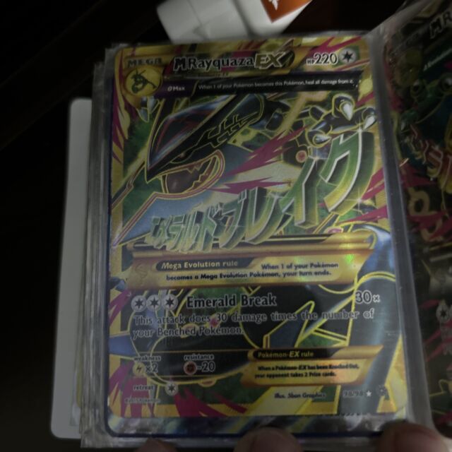 Preços baixos em Cartões de jogo de cartas colecionáveis individuais  Rayquaza Pokémon TCG XY em inglês