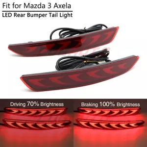 For Mazda 3 Axela Sedan 2019-21 LED Rear Bumper Tail Light Brake Turn Signal #B - Picture 1 of 7