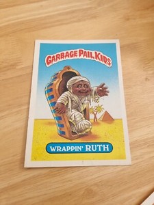 Topps "WRAPPIN' RUTH" Garbage Pail Kids Large 5x7 inch Card  #R36