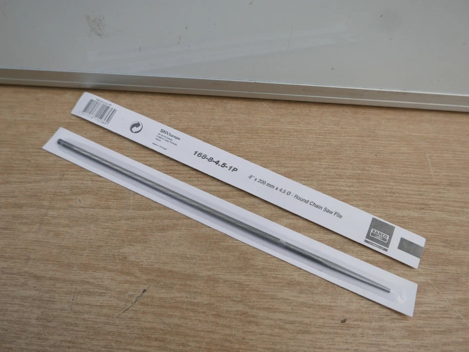 BAHCO 168 200mm X 4.5mm ROUND CHAINSAW FILE DEWALT DCM575 - Image 1 of 1