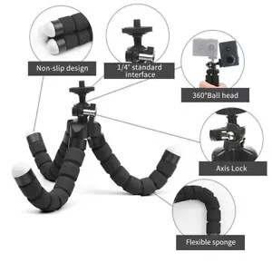 Universal Mobile Phone Mini Tripod Octopus Style Sponge Stand For Camera/Phone - Picture 1 of 6