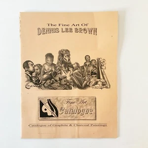 Catálogo The Fine Art of Dennis Lee Brown década de 1990 Durham artista de Carolina del Norte - Imagen 1 de 11
