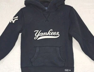 Polo Ralph Lauren New York Yankees Hoodie Blue Size 7 Kids - Picture 1 of 17