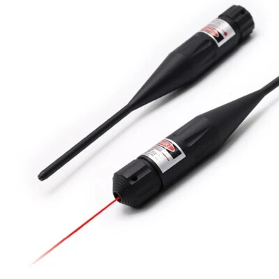 New Updated Red Dot Laser Bore Sighter Fit .177 to .78 Cal Built-in Battery - Image 1 of 4