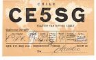 U44 Carte QSL Radio Amateur Opérateur CE5SG de CONCEPCION au CHILI