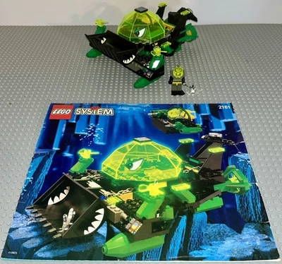 Lego 2161 Aquazone Aquaraiders Aqua Dozer Sub Complete Set Vintage Manual - Image 1 of 4