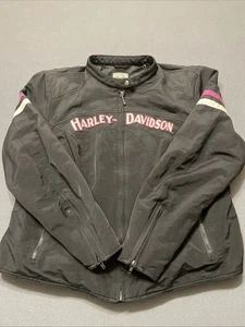 Harley Davidson Damen Miss Enthusiast Jacke Mantel 2 in 1 - Größe 2W - Bild 1 von 22