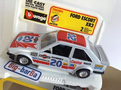 🔥Lot vintage🚗 BBURAGO FORD ESCORT XR3 1:24 🍂 SPETTACOLARE 🍂☕ - Immagine 1 di 4
