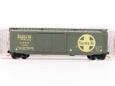 N Scale Micro-Trains MTL 34240 ATSF Santa Fe Railroad 50' Box Car #4260 - Image 1 of 4