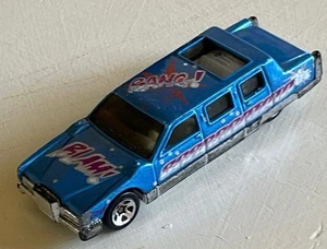 Hot Wheels 1990 - Cadillac berlina blu - pressofuso 1:64 - senza scatola - Foto 1 di 6