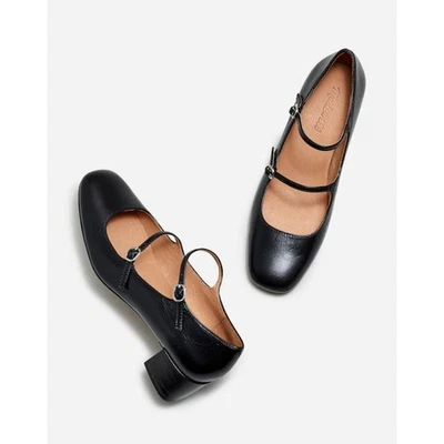 Новый Madewell The Nettie каблук Мэри Джейн в истинный черный насос размер 8 - Изображение 1 из 4