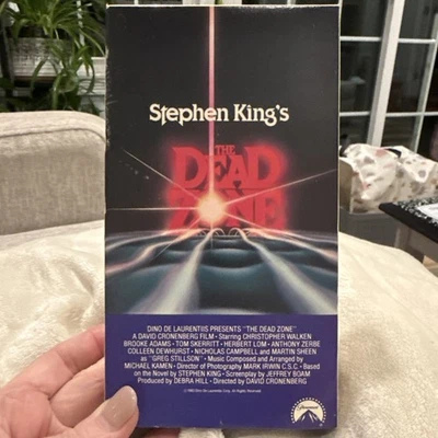 The Dead Zone VHS Horror Psychological Thriller David Cronenberg Paramount  - Image 1 of 4