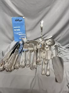 Rare 1960 Kellogg's Silver Unit Plan 50pcs International Silver Co. "Signature" - Picture 1 of 12
