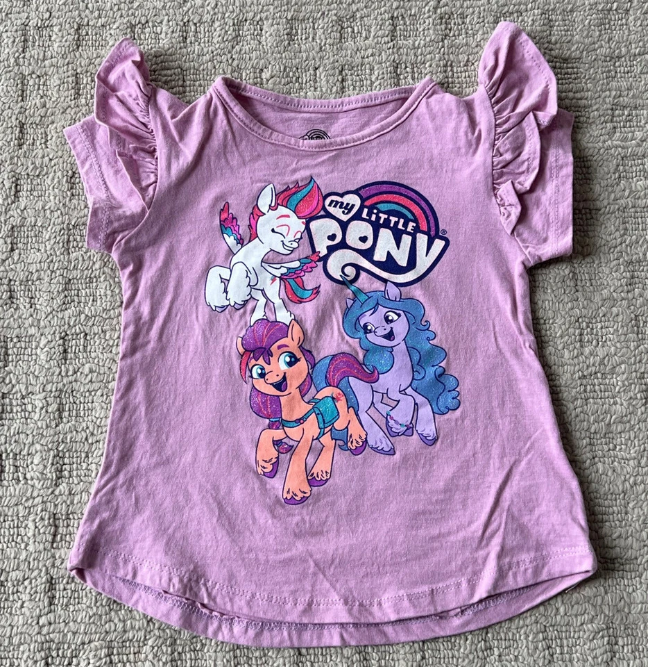 Camisa Hasbro My Little Pony Niñas con Mangas con Volantes - Talla 3T Foto 1 de 4
