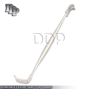 SENN MULLER RETRACTOR SHARP 6.25" DENTAL SURGICAL INSTRUMENTS - Picture 1 of 3