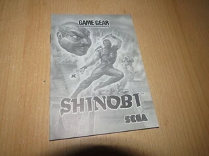  Instruction Booklet - Shinobi - Sega Game Gear - Picture 1 of 2