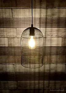 Vogelkäfig Pendelleuchte - gemütliche, warme, Ambientebeleuchtung - Bild 1 von 3