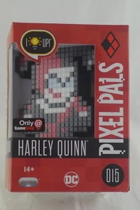 Harley Quinn Pixel Pals 8 Bit Limited Edition HTF Rare Gamestop Ex Light 015 NEW - Picture 1 of 4