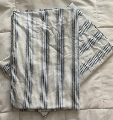 Домашние полосатые наволочки Nautica. Комплект из 2. Хлопок/полиэтилен. Стандартный размер - Изображение 1 из 4