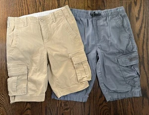 Unionbay/ Gap bundle of 2 boys cargo shorts Sz. M (10/12) beige/ gray - Picture 1 of 8