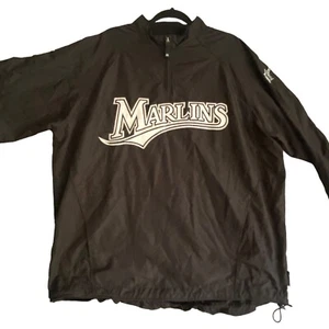 Vintage Florida Marlins XXL  Authentic Collection Windbreaker Majestic Size 2XL - Picture 1 of 12