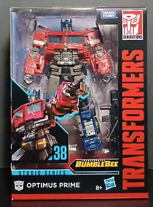 HASBRO TRANSFORMERS STUDIO SERIES 38 BUMBLEBEE MOVIE OPTIMUS PRIME VOYAGER CLASS - Picture 1 of 23