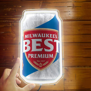 BEST Beer Poster Bar Club Wall Party Silicone LED Neon Light Sign 12"x7" R1
