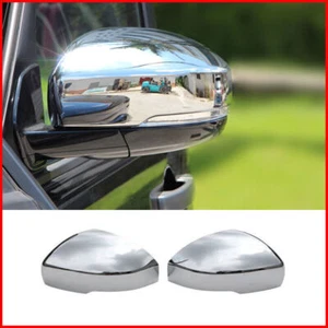2P Chrome Side Rear View Mirror Cover Trim For Land Rover Range Rover L405 13-22 - Imagen 1 de 6